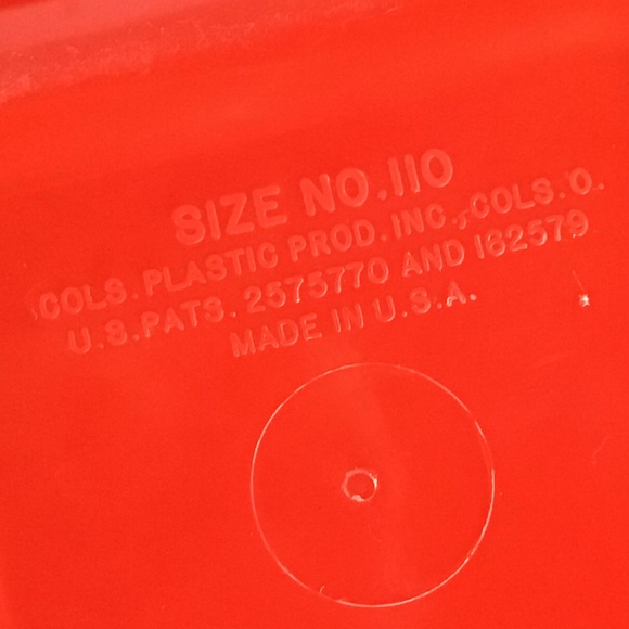 Vintage Lustro Ware Canister 8pc Set Red & Cream Flour Sugar Coffee Tea - Picture 9 of 15